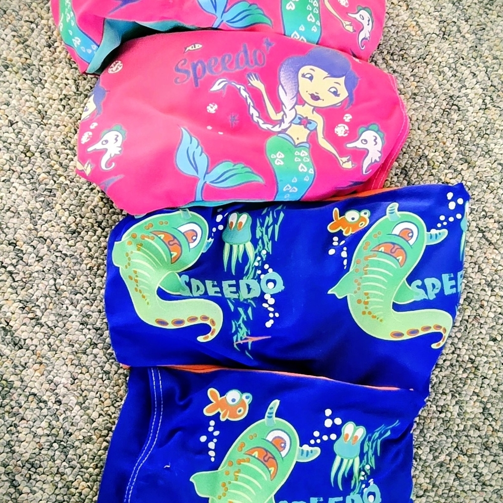 Speedo Kids Swim Floats - Pink and Blue Bundle Of 2 Sets